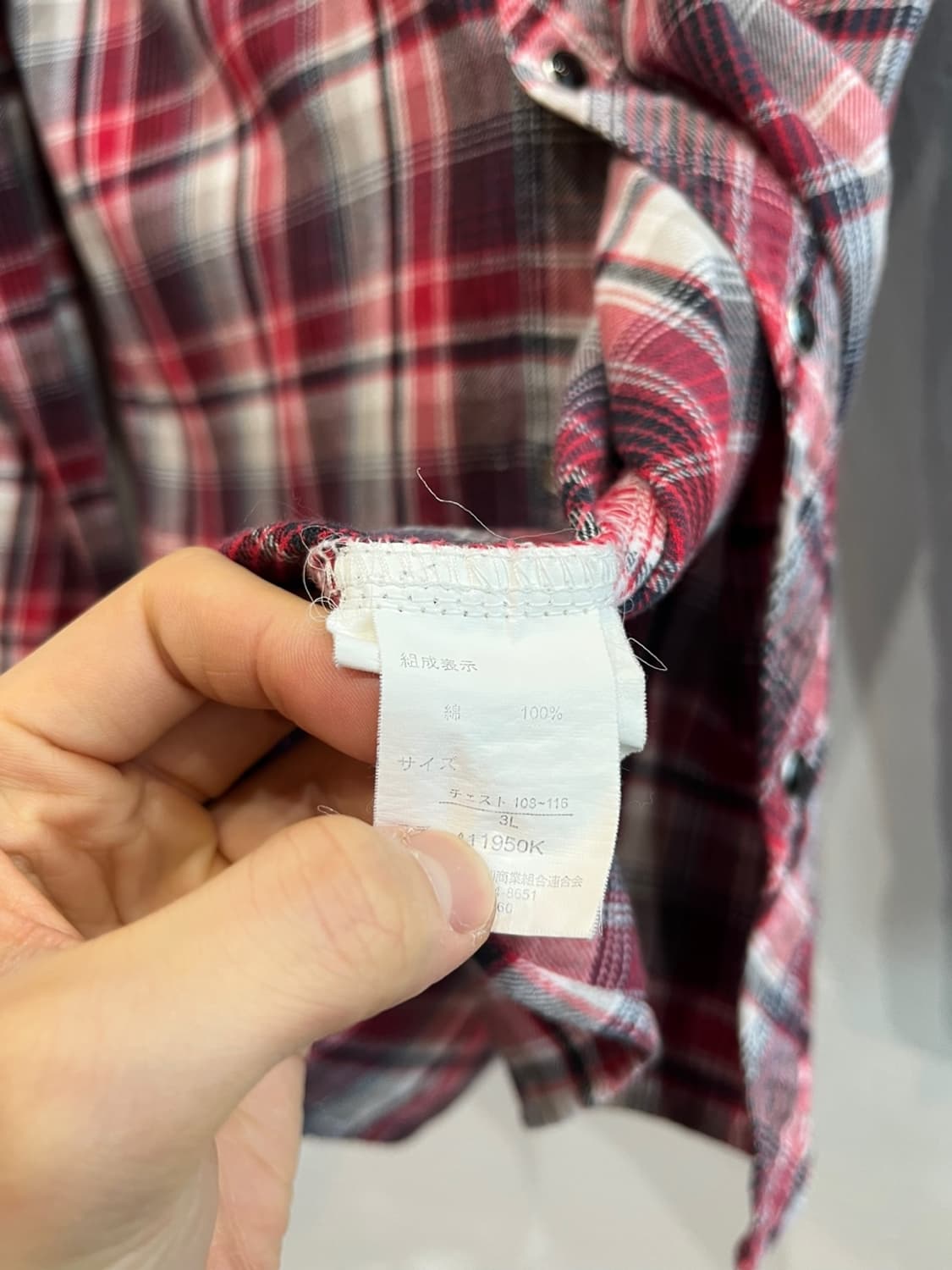 JPN 웨스턴 체크셔츠 상품이미지6