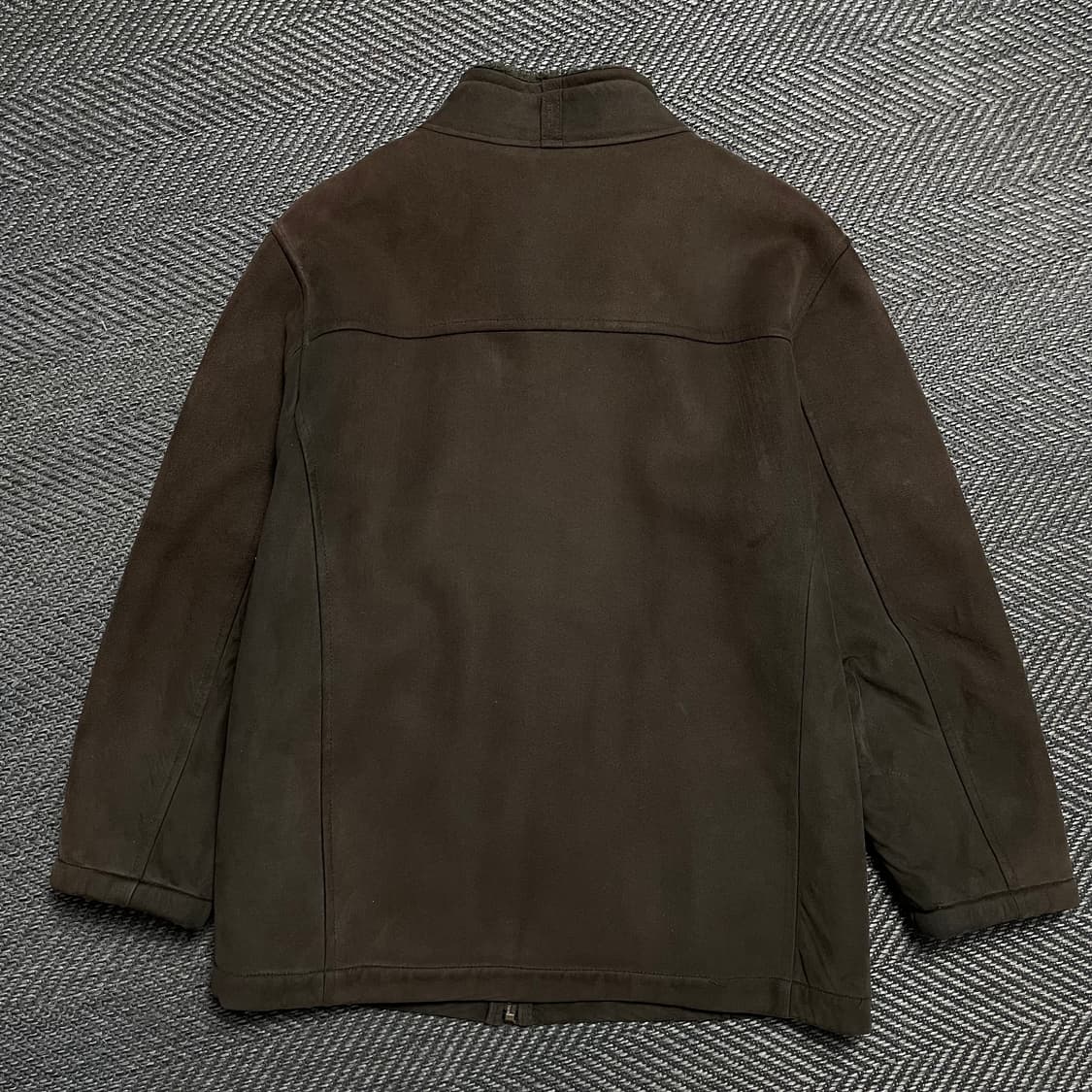 90s MARU 브라운 스웨이드 퍼 무스탕 자켓 o 5218 상품이미지4