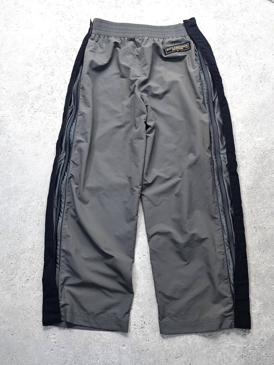 대장 나이키 그레이x블랙 트랙팬츠 바람막이 와이드 바지 상품이미지2