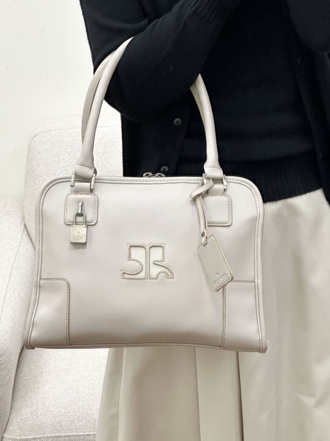 courreges / 꾸레쥬 레더 토트백  상품이미지10