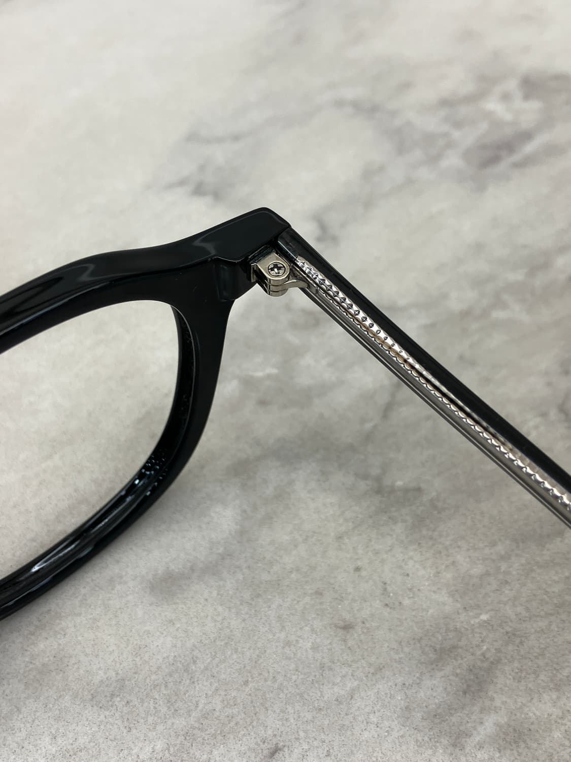 B89 DMN 유광 블랙 웰링턴 뿔테 안경122 상품이미지3