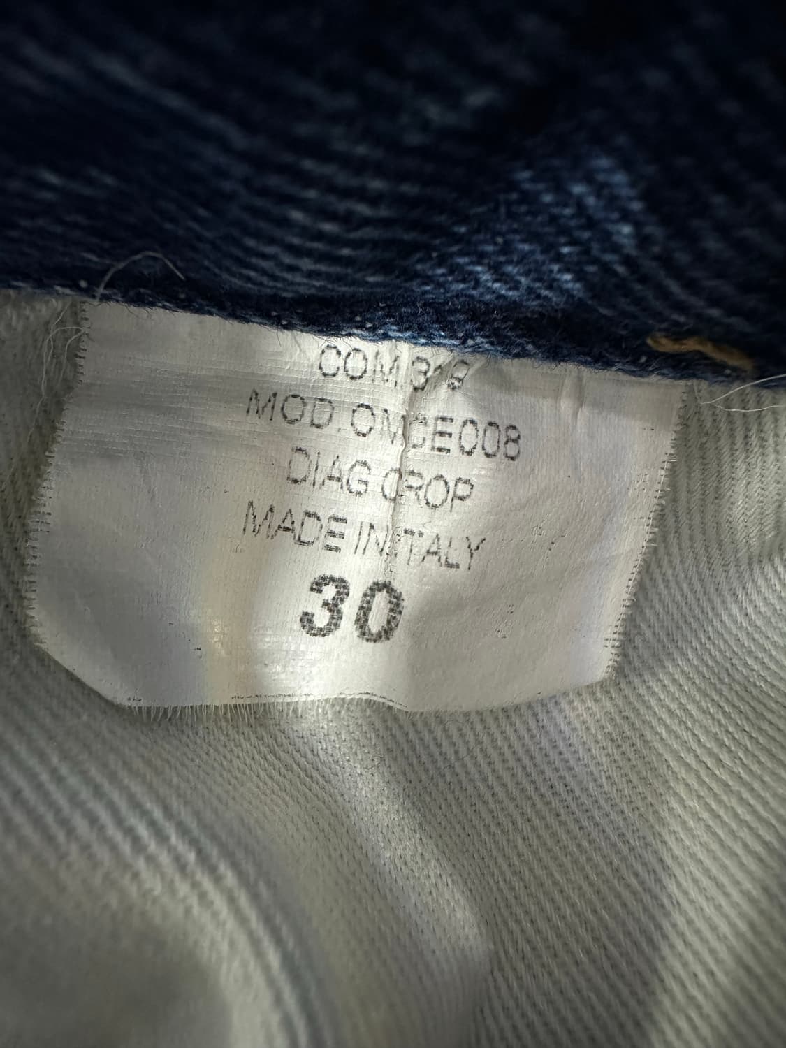 Off-White 크롭핏 청바지 상품이미지8