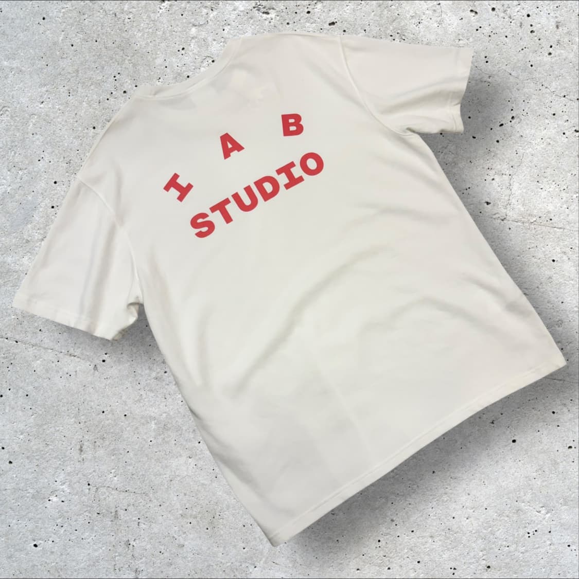 [XL] 아이앱 스튜디오 반팔 티셔츠 화이트 D278 상품이미지1