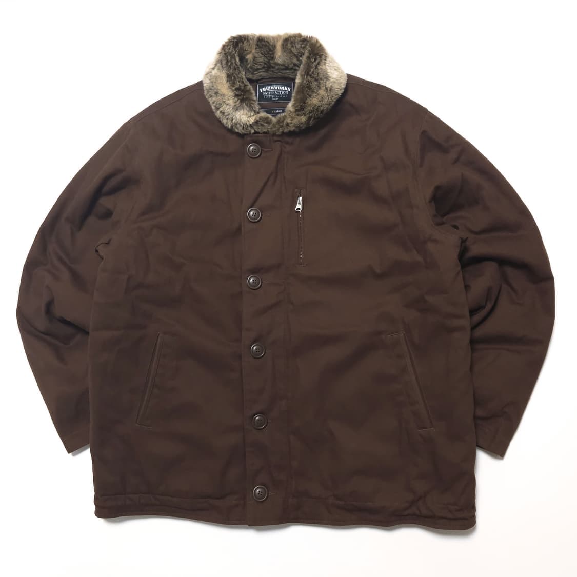 프리즘웍스 에드거 N-1 덱자켓 브라운 상품이미지2