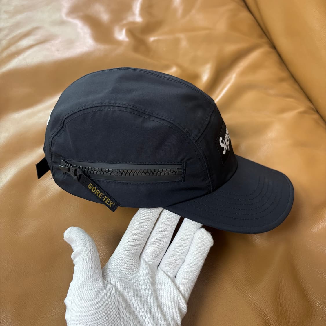 슈프림 캠프캡 모자 박스로고 25fw 고어텍스 블랙 상품이미지4