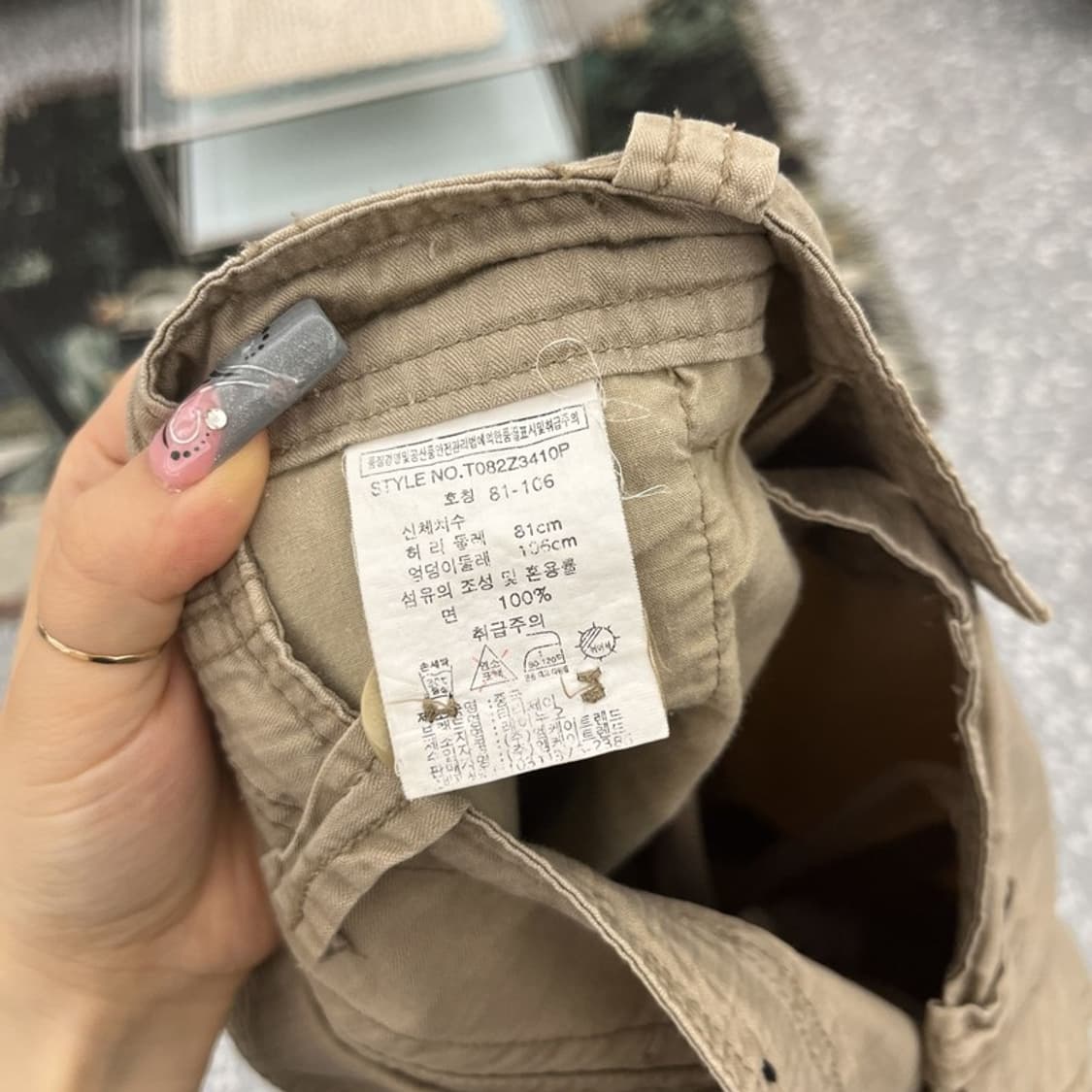 빈티지 캐주얼 스트릿 트러커 카고 버뮤다 반바지 34인치 C12680 상품이미지6