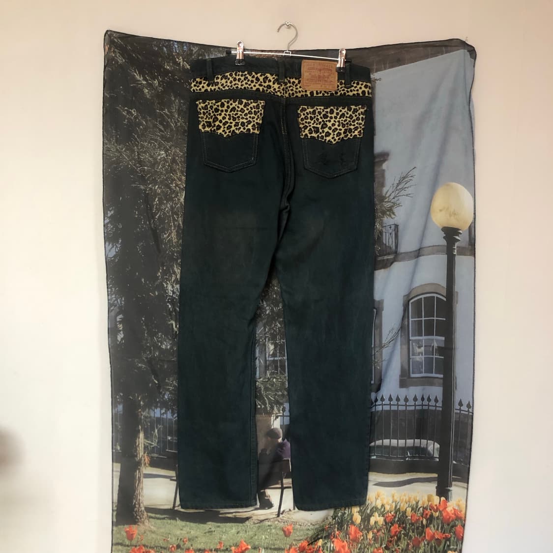 Vintage 💿 Levi's 505 leopard  상품이미지4