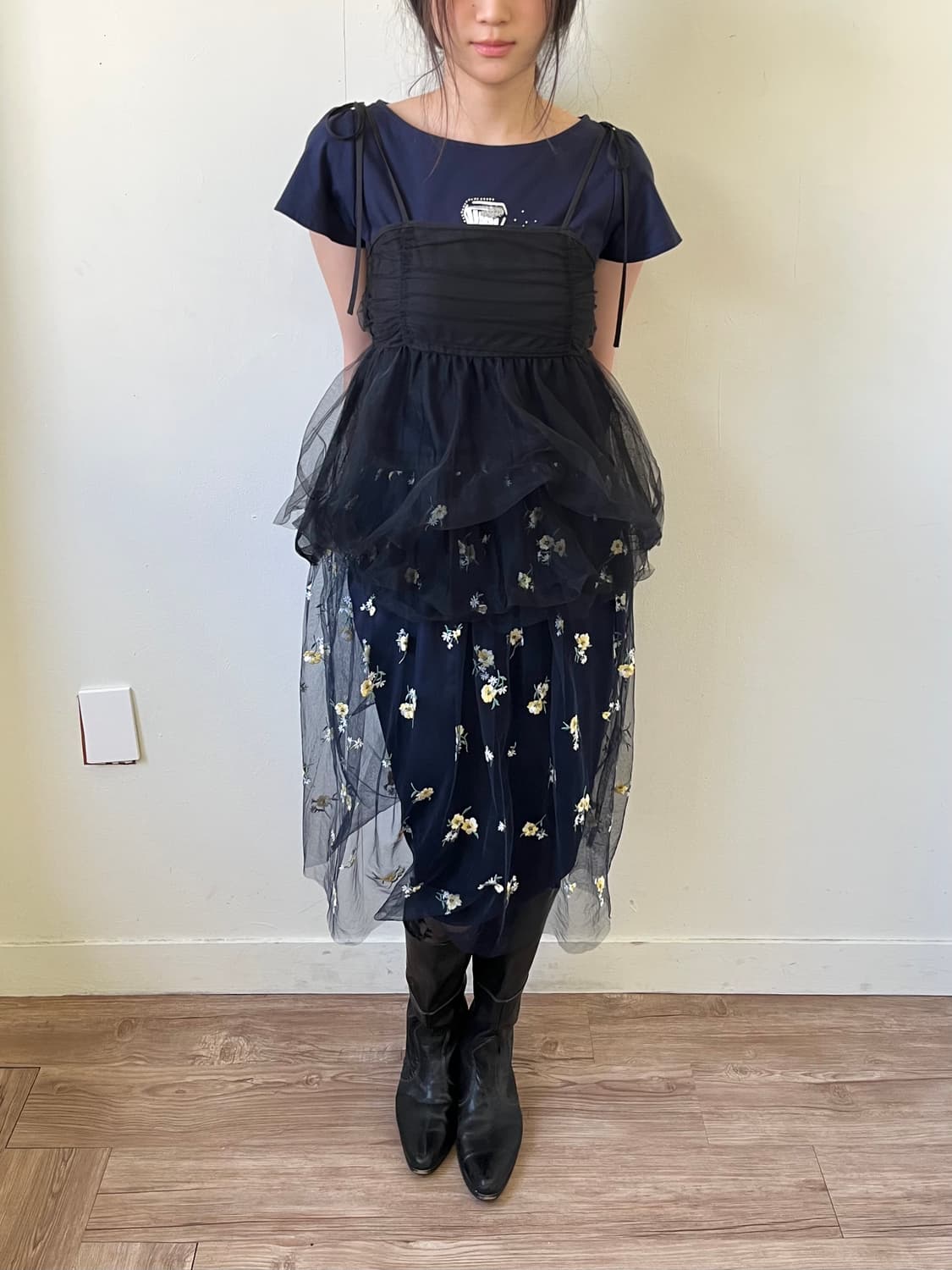 31 Sons de made 자수 스커트 상품이미지4