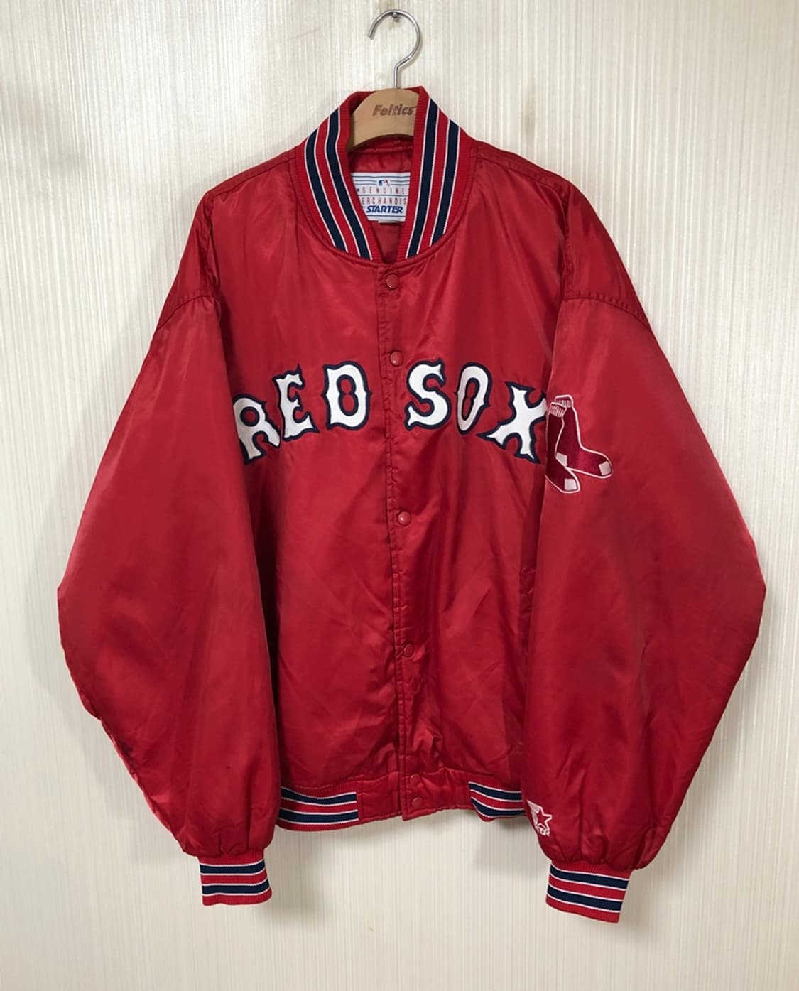 MLB 스타터 '90 보스턴레드삭스 올드 새틴자켓(동계) XL 상품이미지1