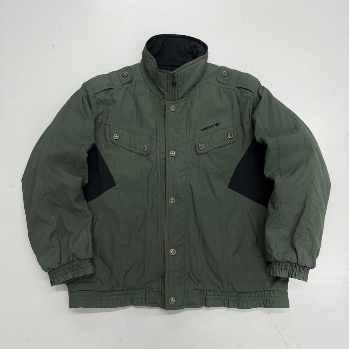 몽벨 고프코어 풀오버 바람막이 카키 상품이미지2