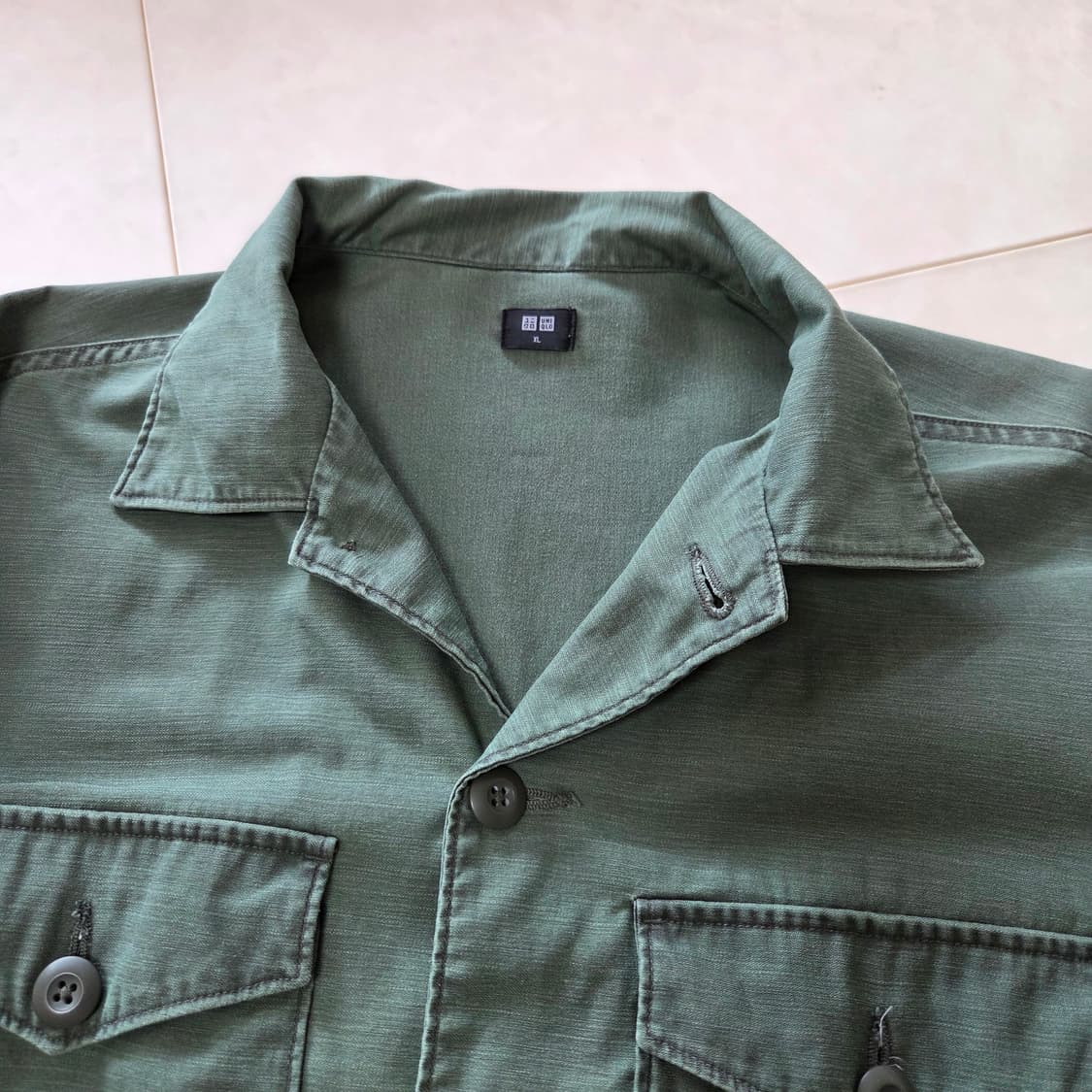 유니클로 밀리터리 셔츠 XL사이즈 상품이미지3