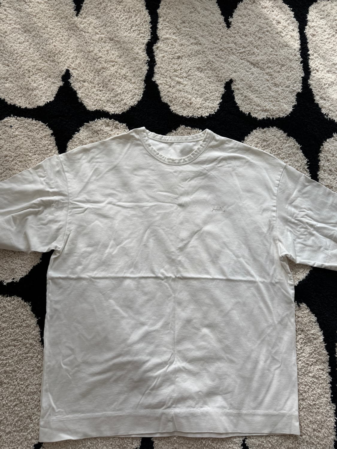 준지 오버사이즈 코튼 저지 티셔츠 L 상품이미지2