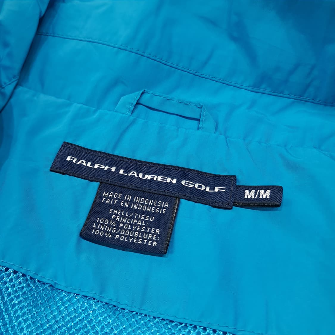 CL915 M 폴로 00s 스카이블루 집업 조끼 베스트 상품이미지3