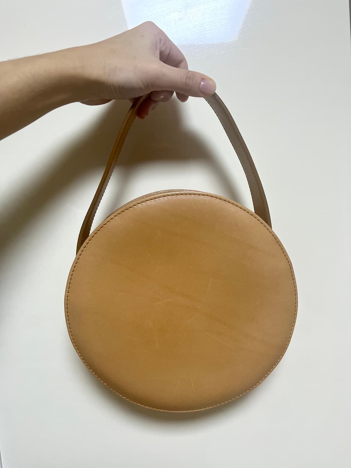 민트앤로즈 레더 핸드백 상품이미지2