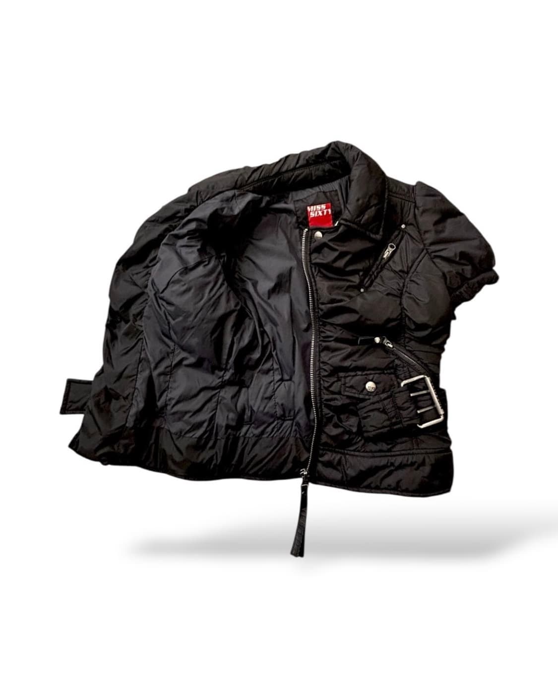 미스식스티 퍼프숄더 벨트 패딩자켓 상품이미지2