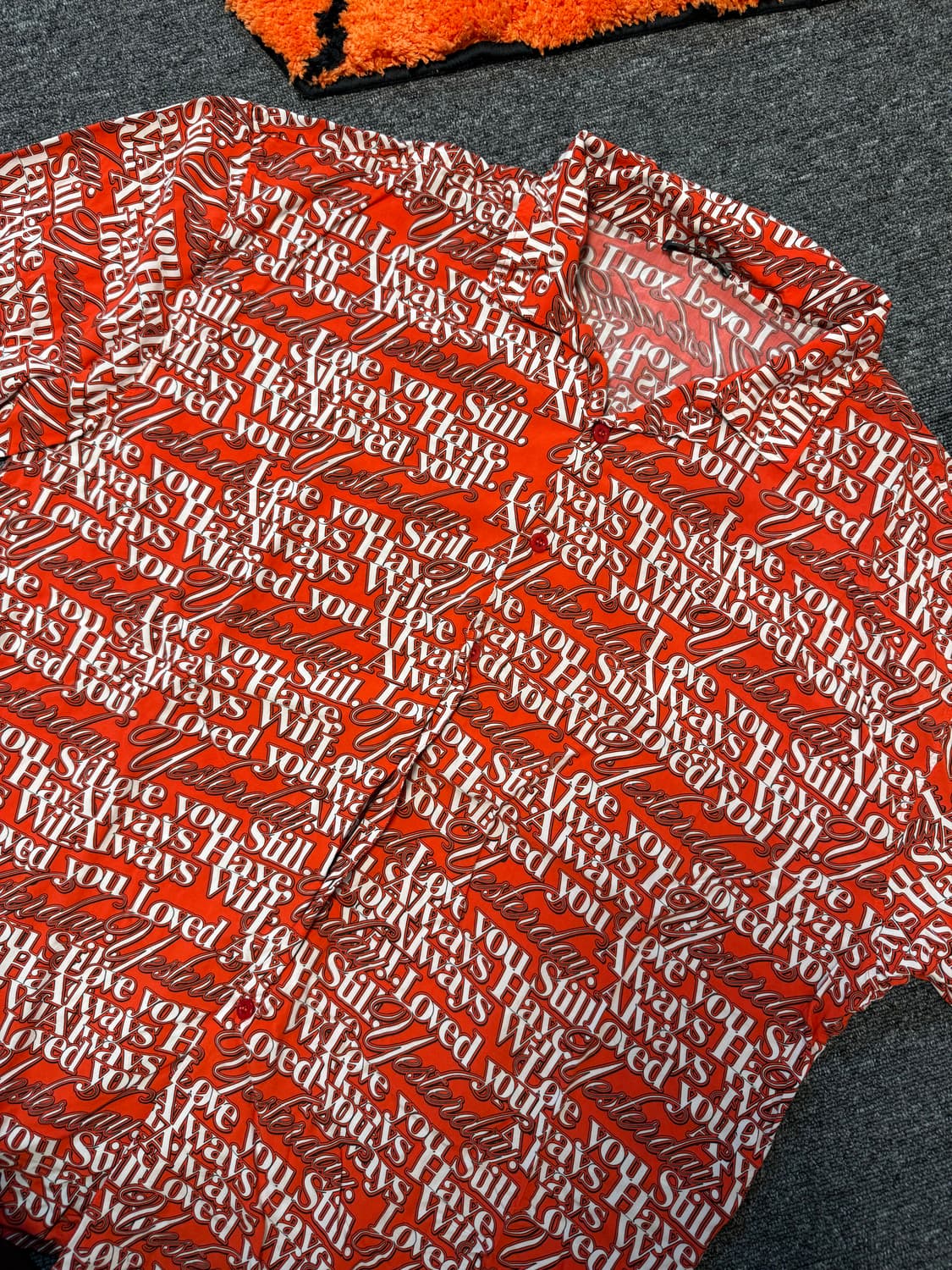 [39] 발렌시아가 I will always love you 셔츠 레드 상품이미지7