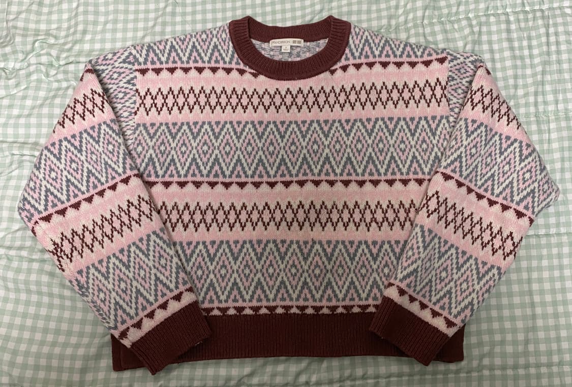 유니클로 JW앤더슨 페아아일 크루넥 스웨터 상품이미지2