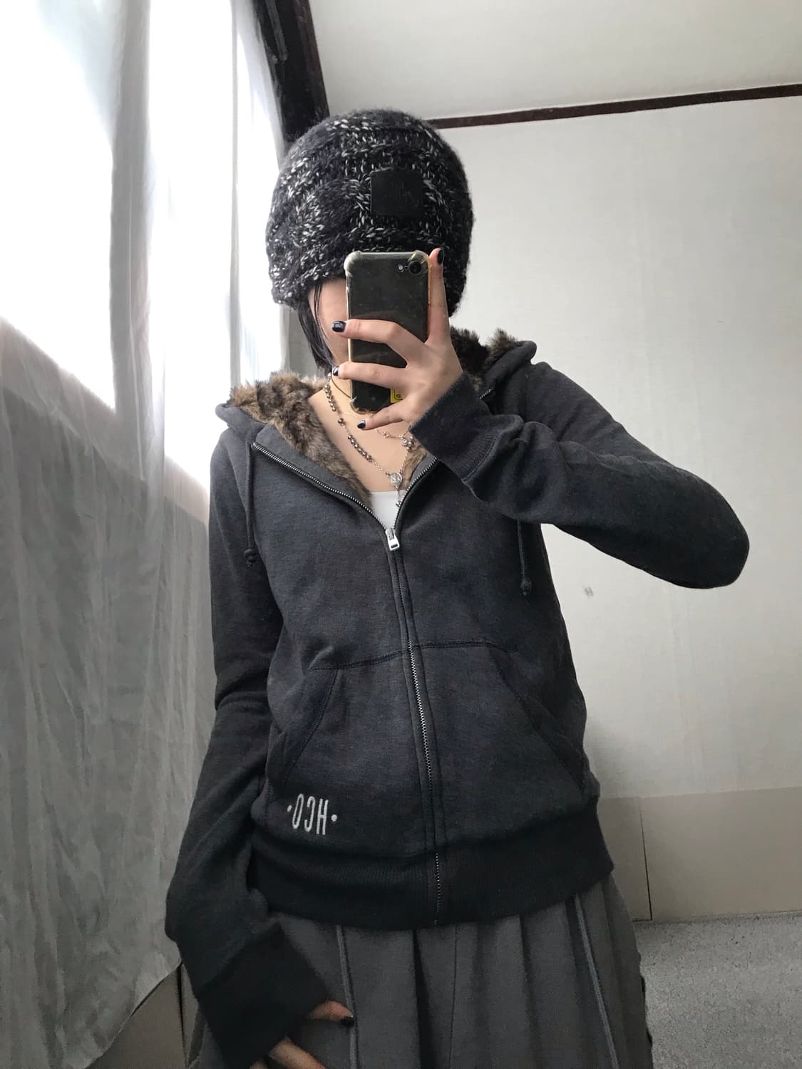 홀리스터 그레이 울프죠 후드집업 상품이미지7