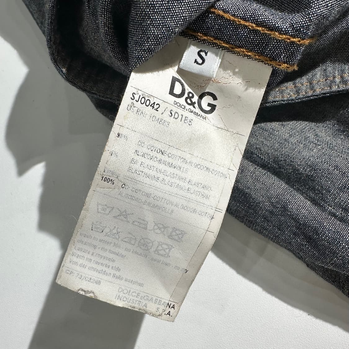 돌체 앤 가바나 데님 자켓 상품이미지8