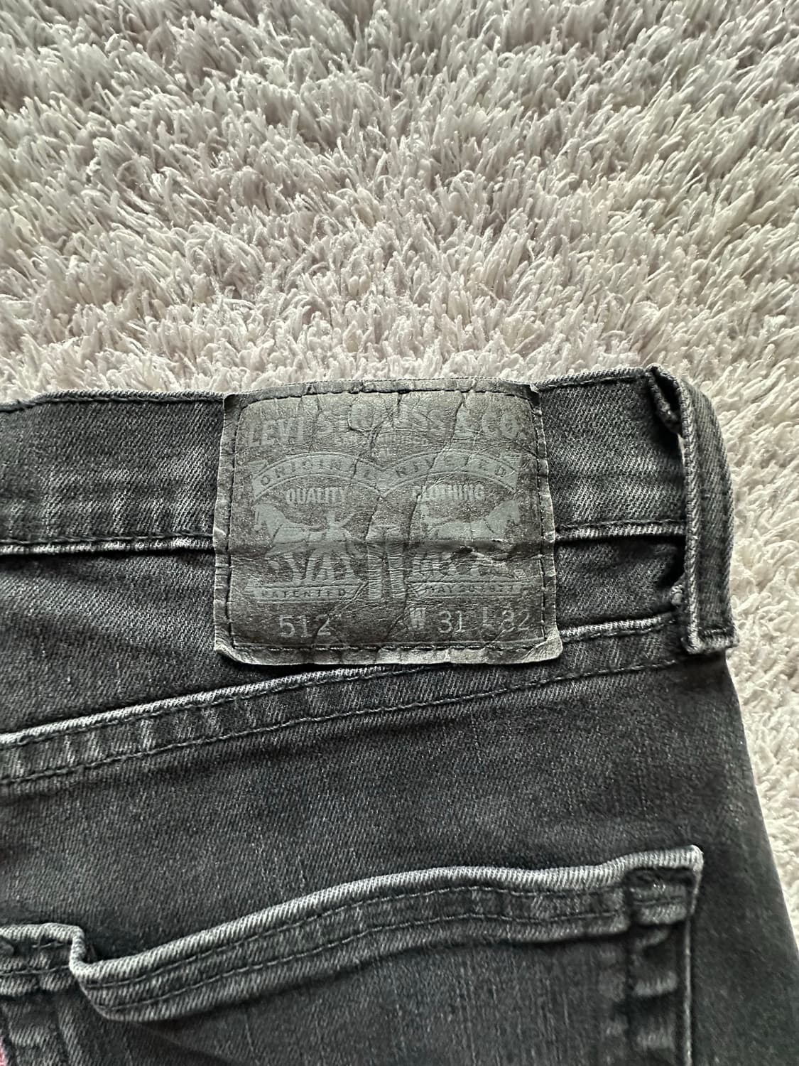 [31 32] 리바이스 512 블랙진 상품이미지1