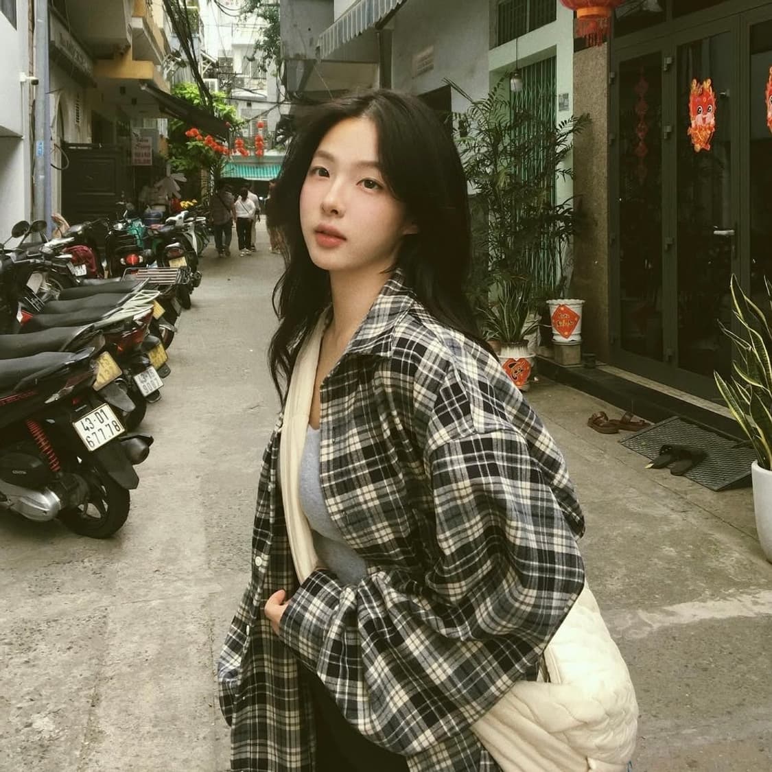 아워캐비넷 heavy check shirts 상품이미지4