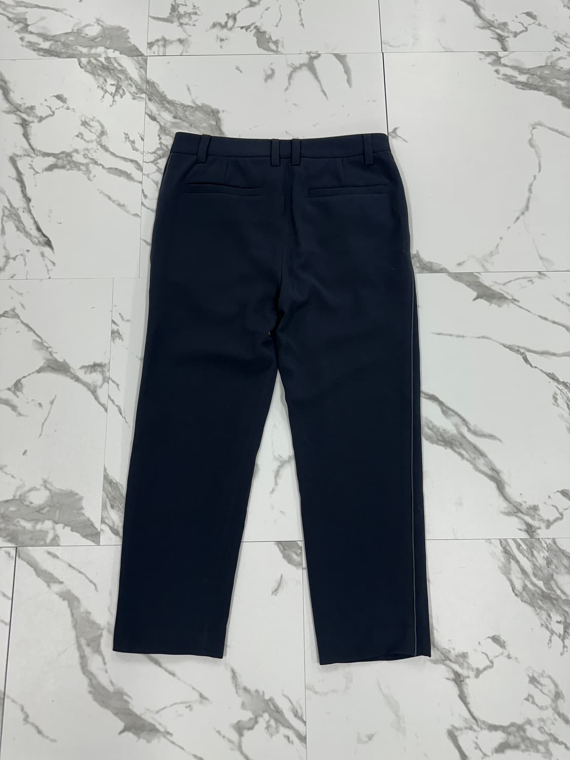 시스템옴므 네이비 파이핑 슬랙스 상품이미지2