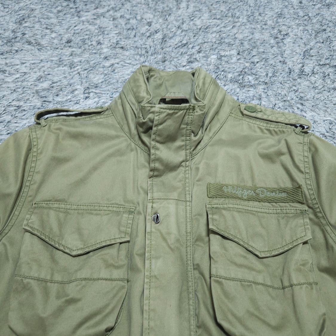 타미힐피거데님) XL 남자 야상점퍼 사파리자켓 / 왕눈이샵 상품이미지3