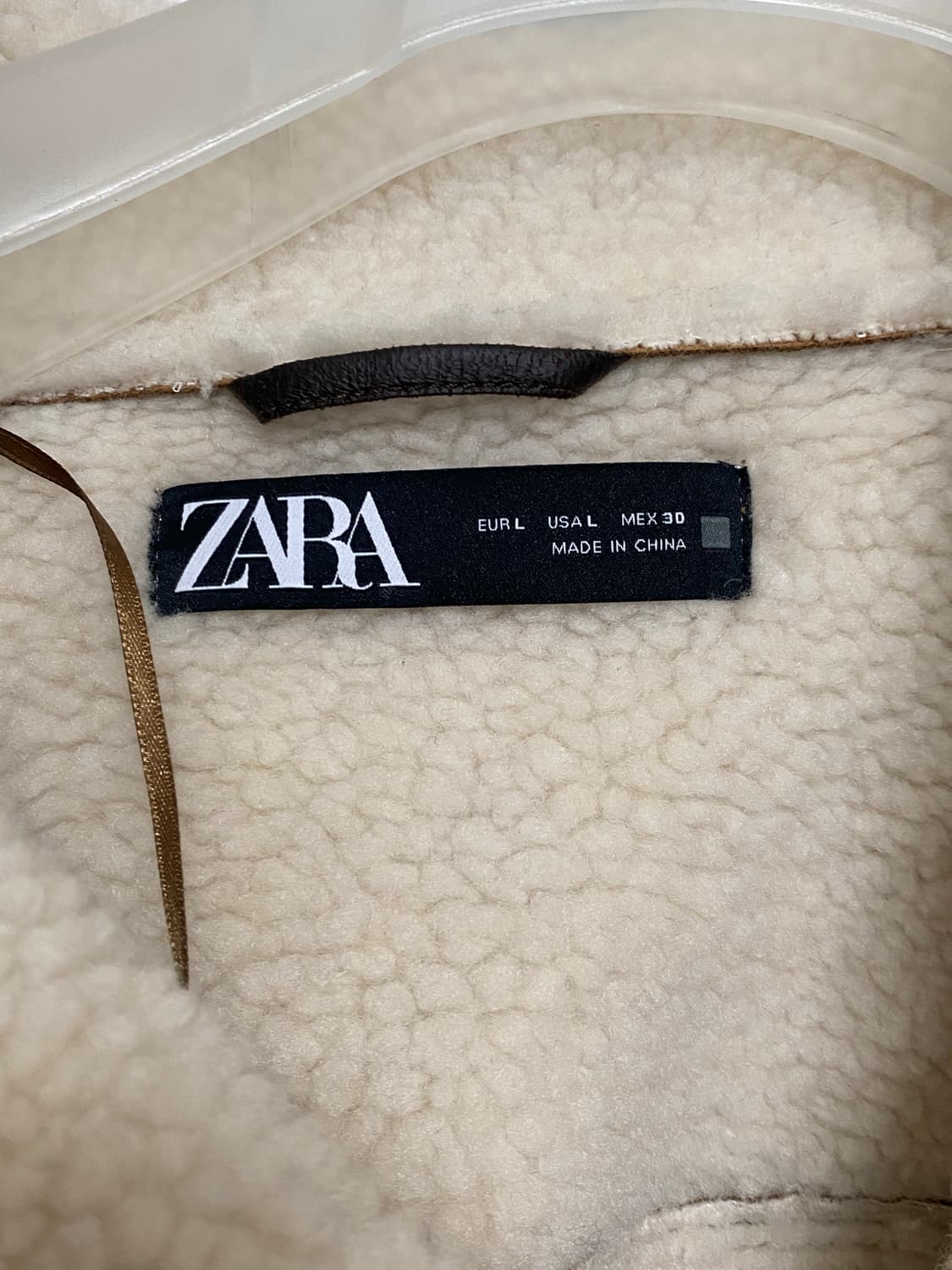 자라 스웨이드 무스탕 자켓 상품이미지4