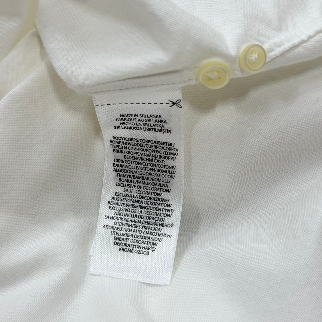 폴로 랄프로렌 패치 옥스포드 셔츠 남방 화이트 XS 상품이미지5