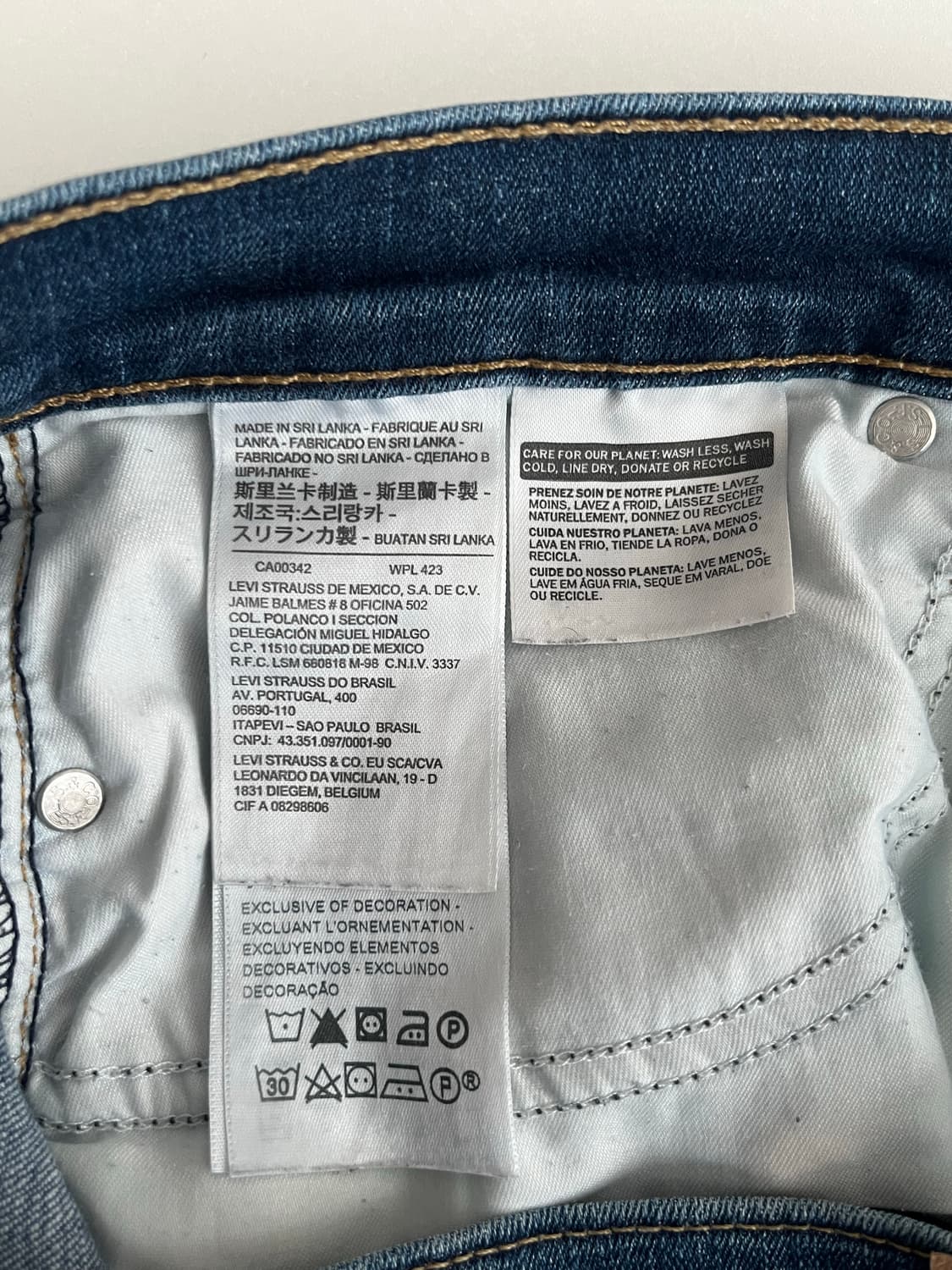 29) 리바이스 여성 314 쉐이핑 스트레이트 데님 청바지 상품이미지7