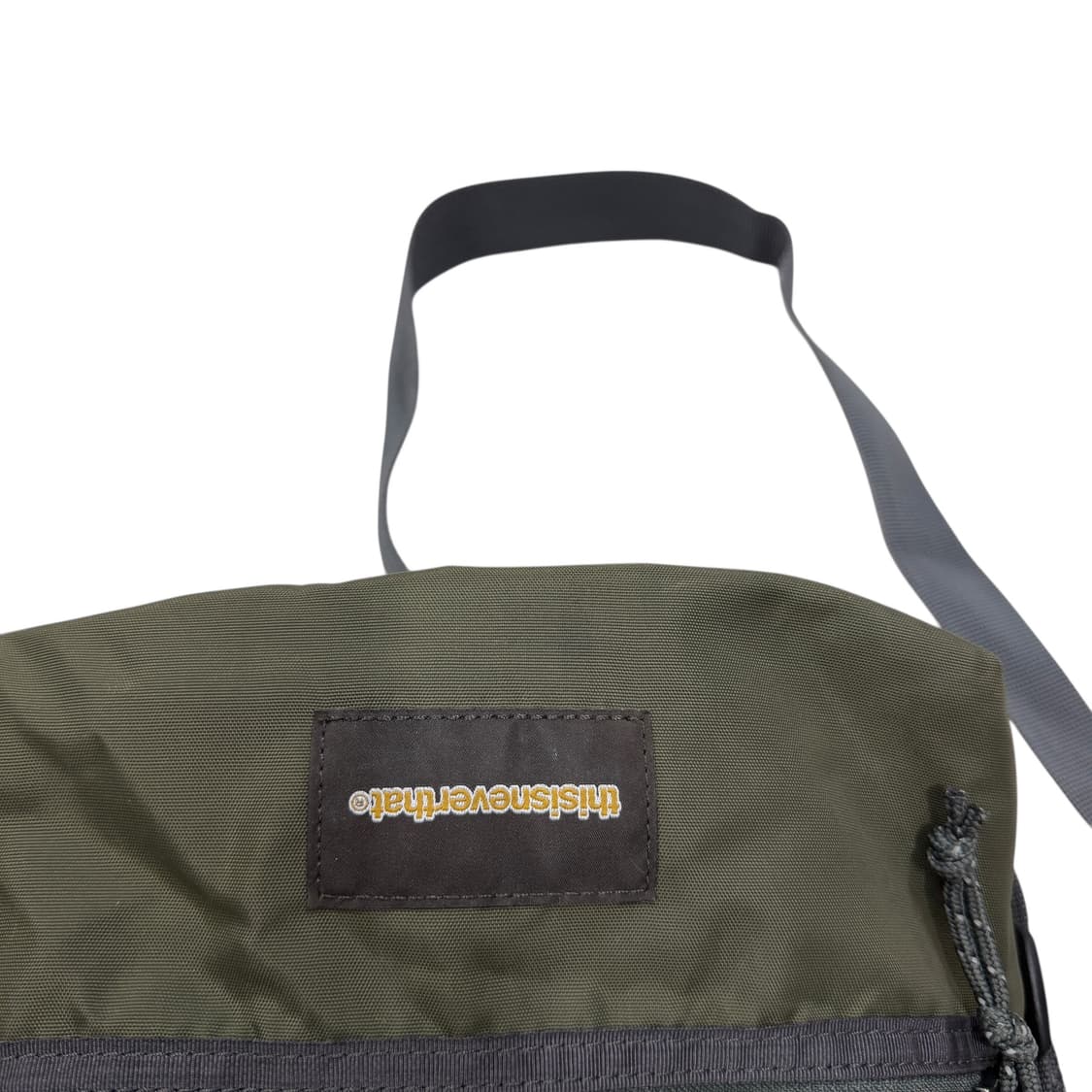 디스이즈네버댓 코듀라 나일론 크로스백 가방 올리브 그린 상품이미지9