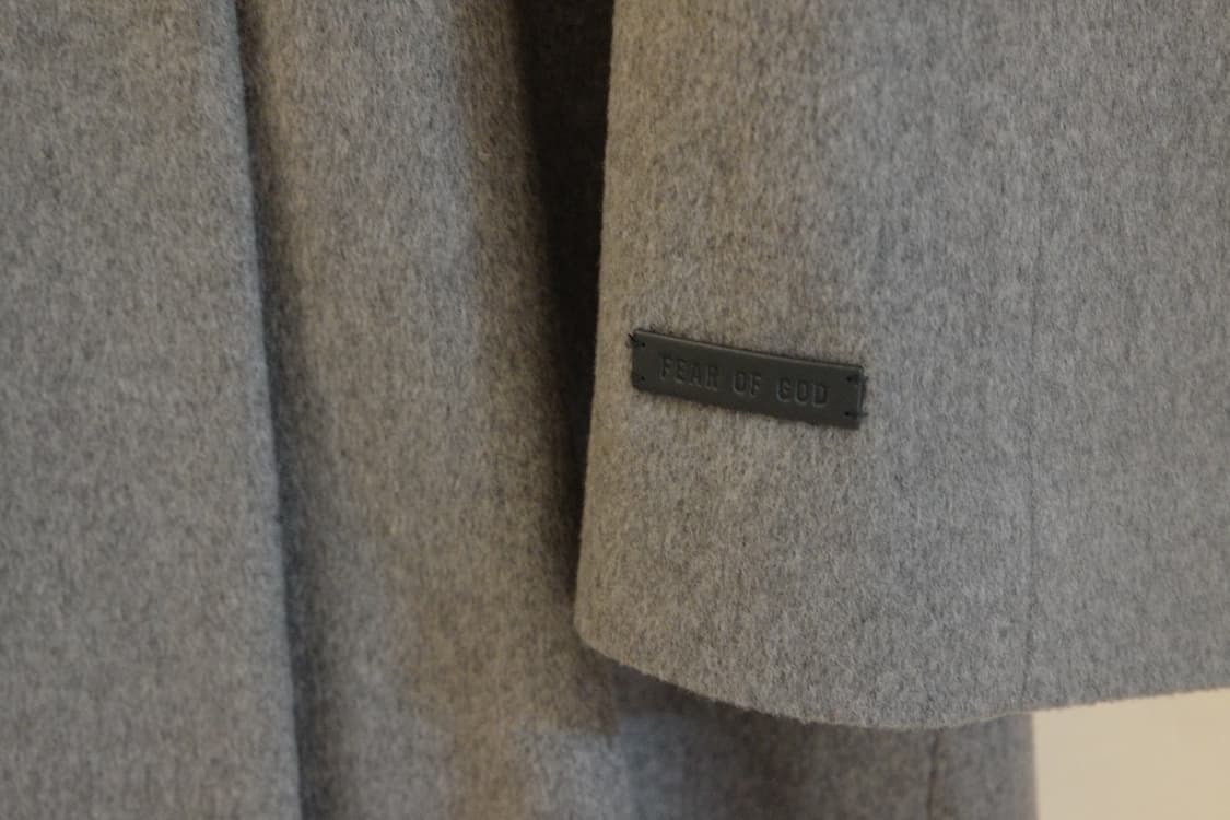 피어오브갓 오버사이즈 코트 멜란지그레이 23fw 상품이미지2