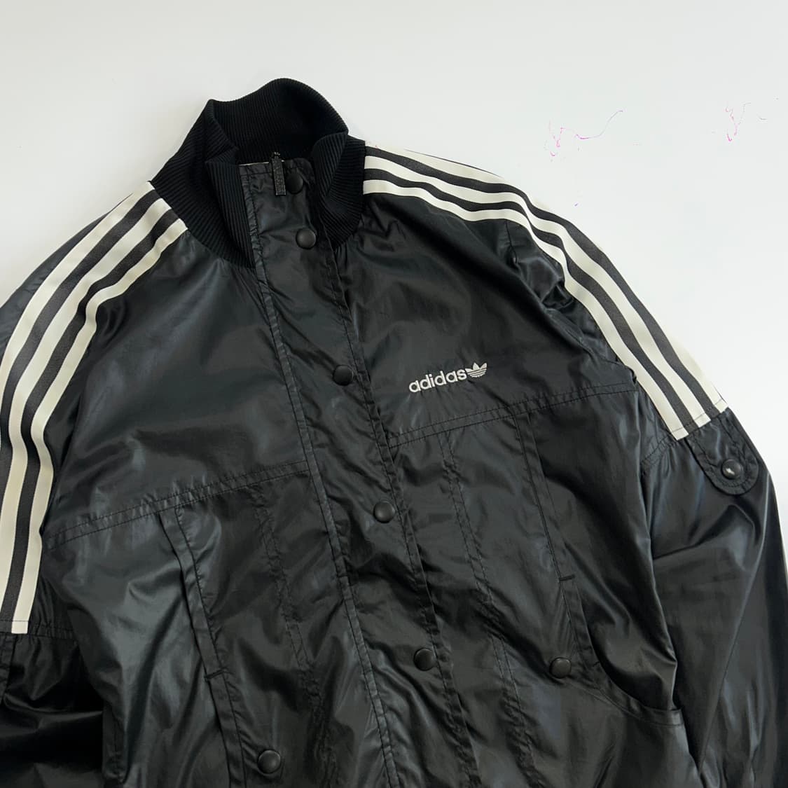 Adidas 아디다스 블랙 트랙탑 바람막이 상품이미지5