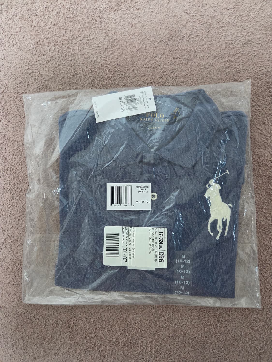 폴로랄프로렌 빅포니 폴로셔츠 네이비 상품이미지2