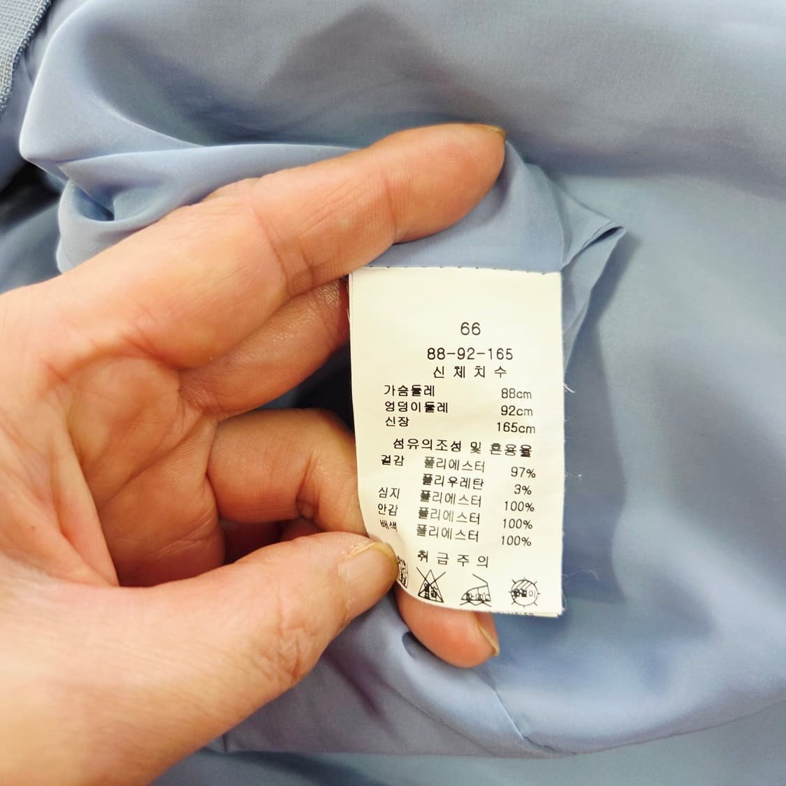 [KENNETH LADY] 케네스레이디 블루 버튼 원피스 여성 66 상품이미지6