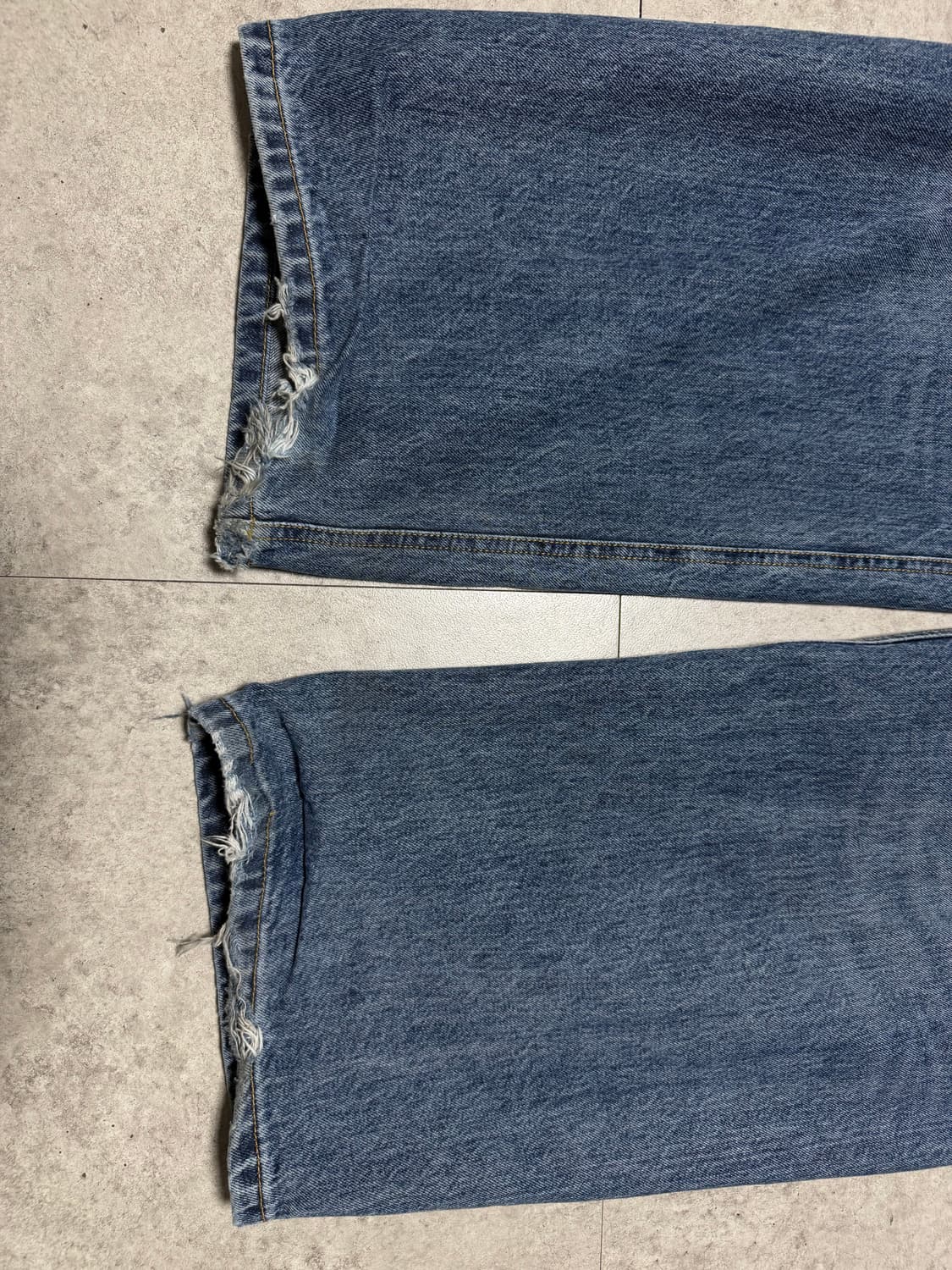 해칭룸 와이드 커브드 진 상품이미지3