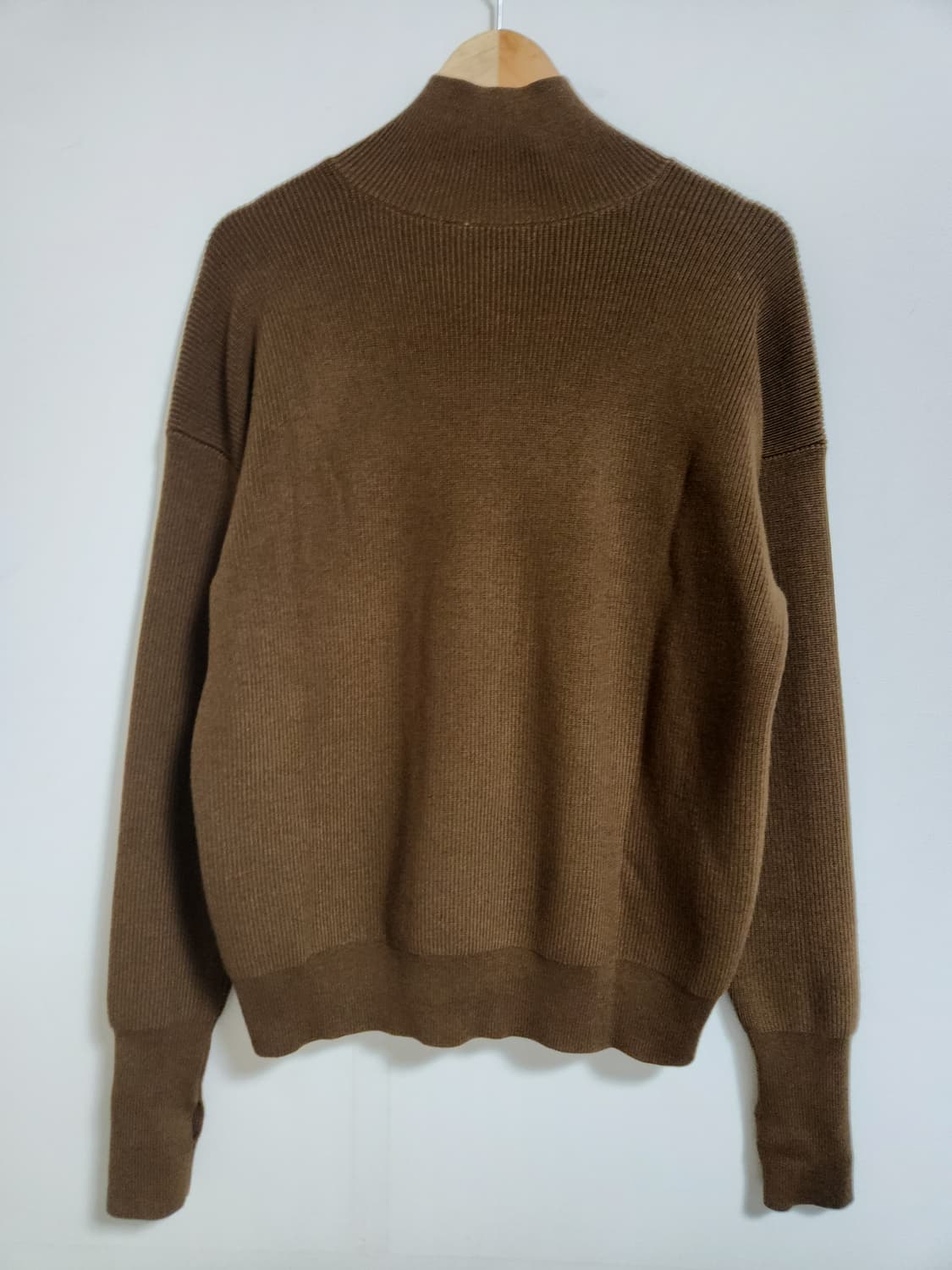 유니클로 U 메리노 풀집업 스웨터 L 상품이미지4