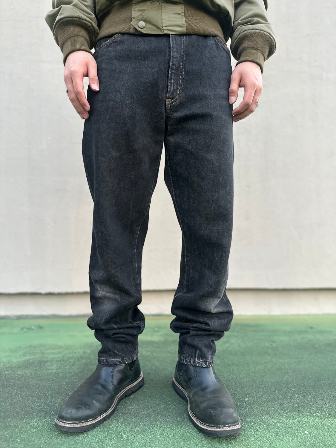 에드윈 1510-72 블랙 워싱 데님 팬츠 상품이미지2