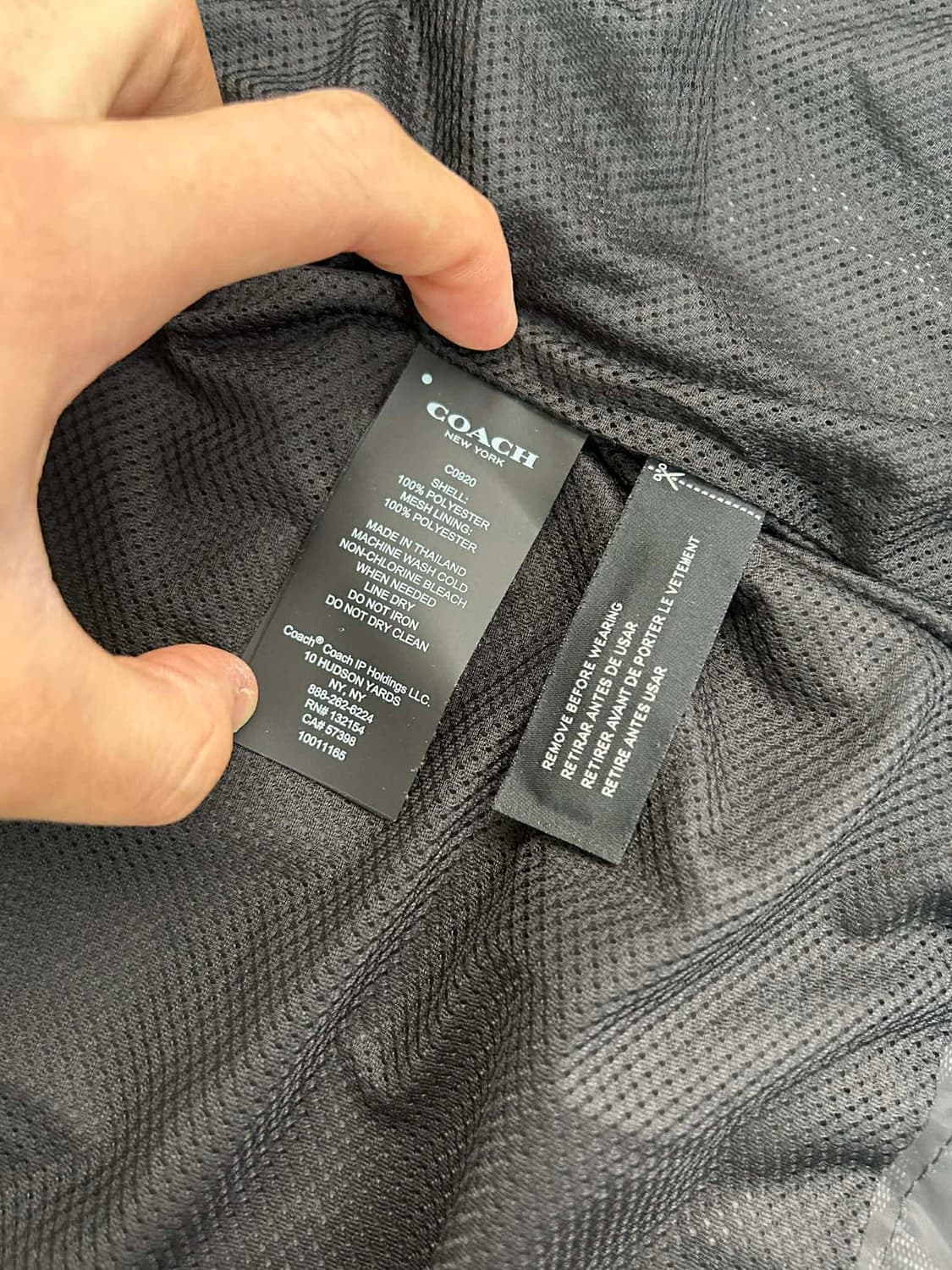 [M] 코치 신형 시그니처 자카드 윈드브레이커 자켓 상품이미지7