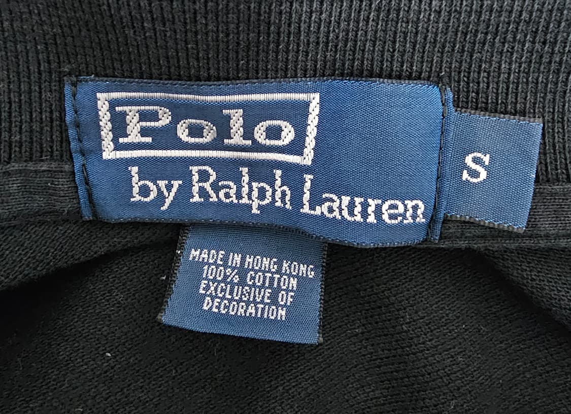 폴로 랄프로렌 블랙 긴팔 폴로셔츠 S 상품이미지3