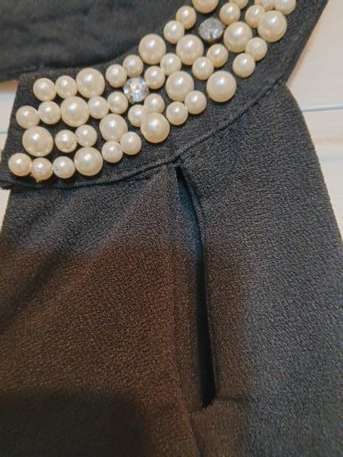 진주 민소매 홀터넥 드레스 나시 원피스 섹시 홀복 파티 클럽룩 데이트룩 상품이미지2