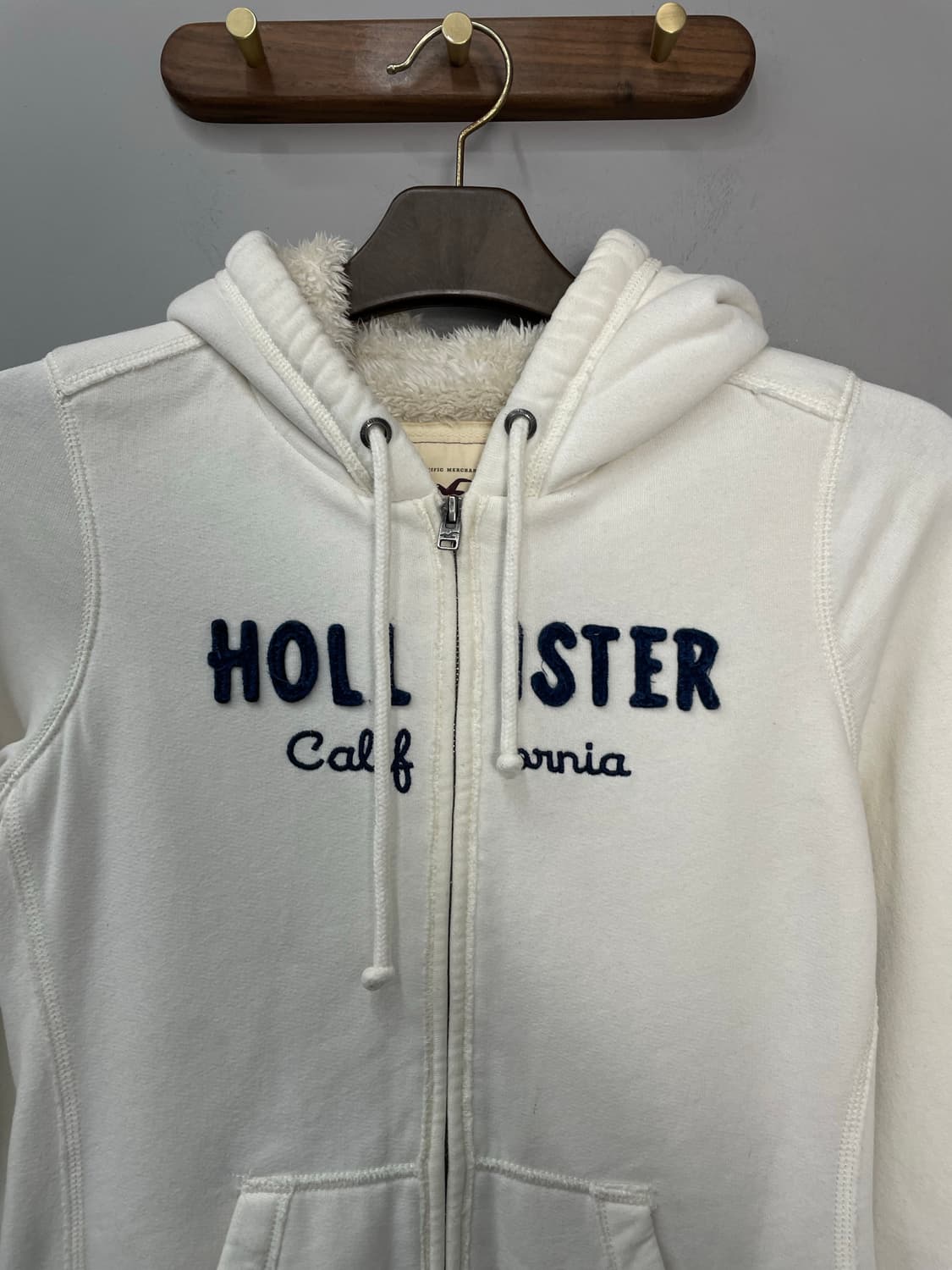 홀리스터 화이트 후드집업 H1519 상품이미지3