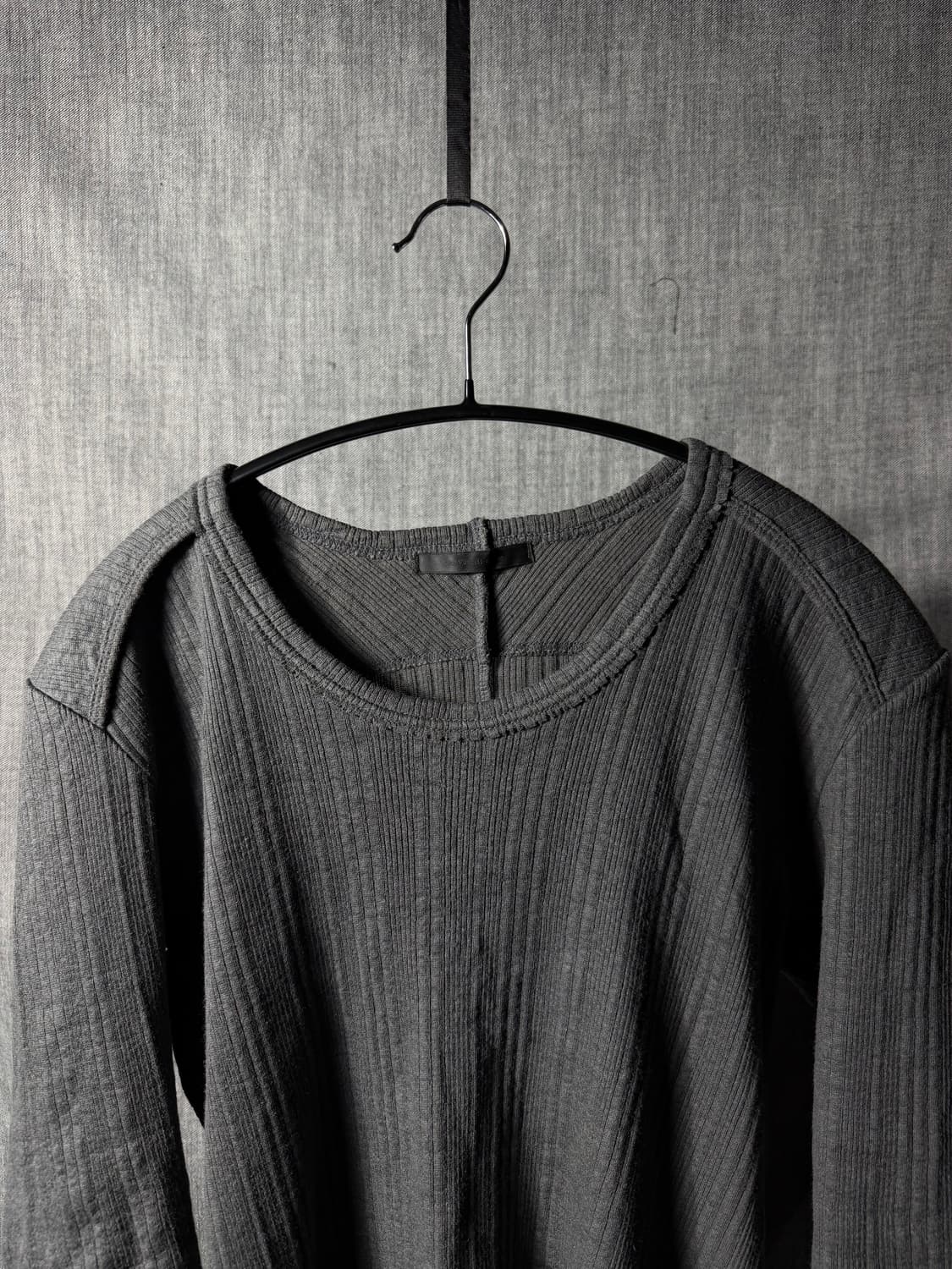 더 비리디안느 골지 7부 긴팔티셔츠 상품이미지3