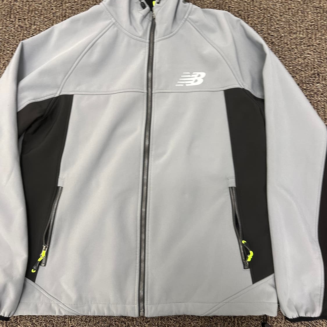 뉴발란스 기모 후드집업 자켓 M 상품이미지3