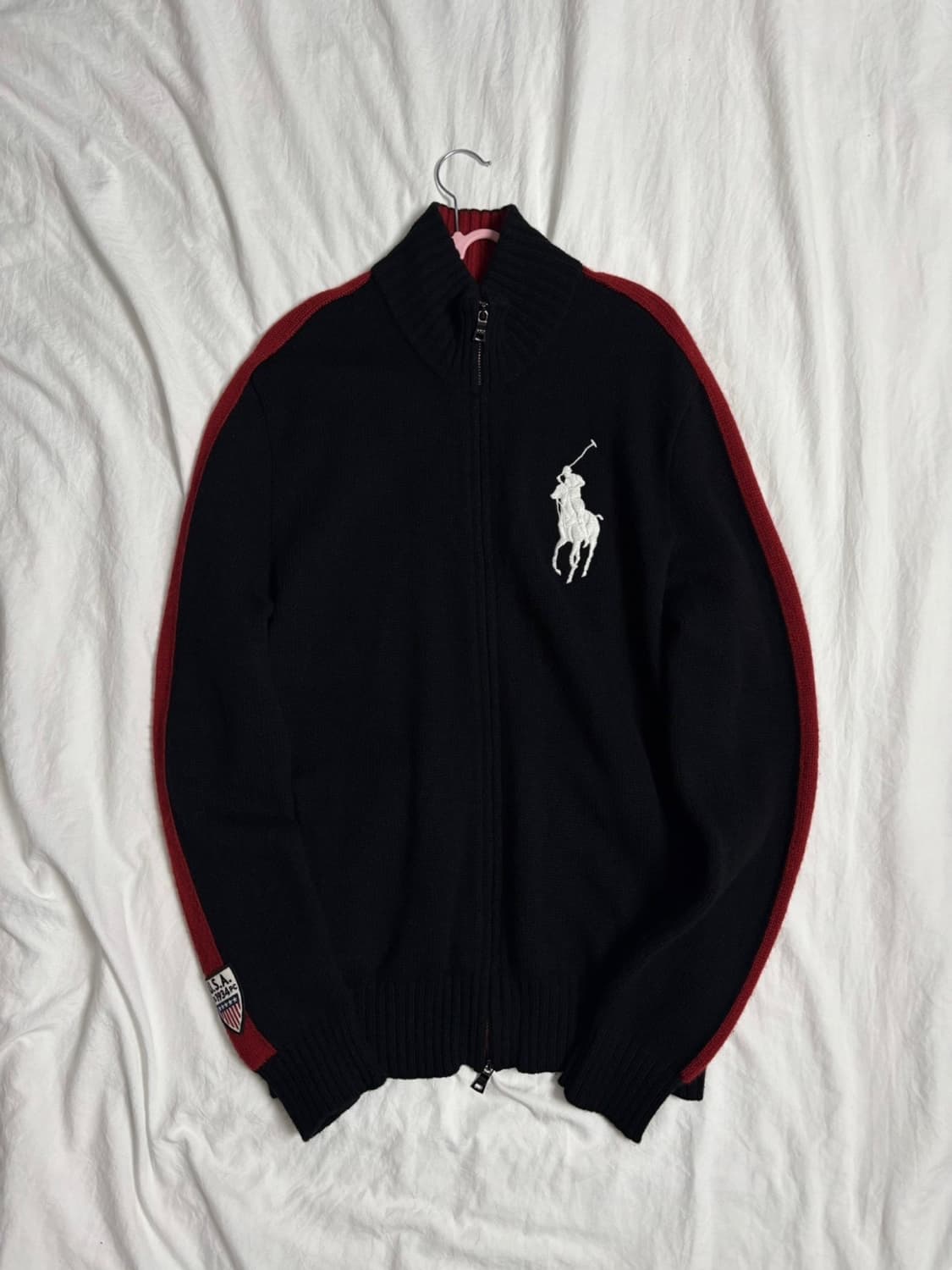 폴로 빅포니 usa 니트집업 상품이미지3