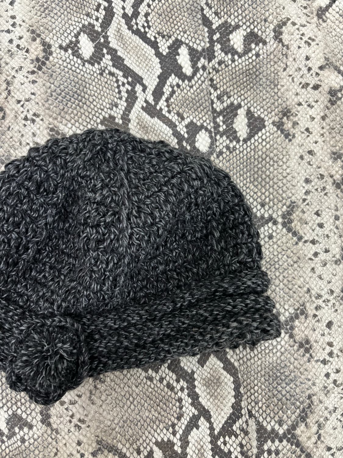 Grey Knit Beanie 상품이미지5