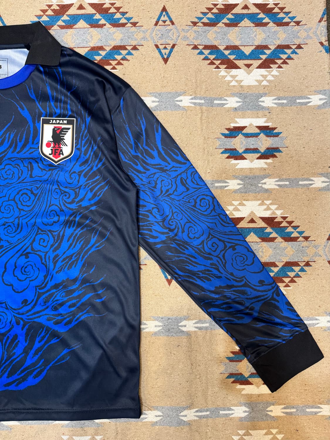 [XXL][105] Y-3 요지야마모토 JFA 풋볼 저지 블루 상품이미지3