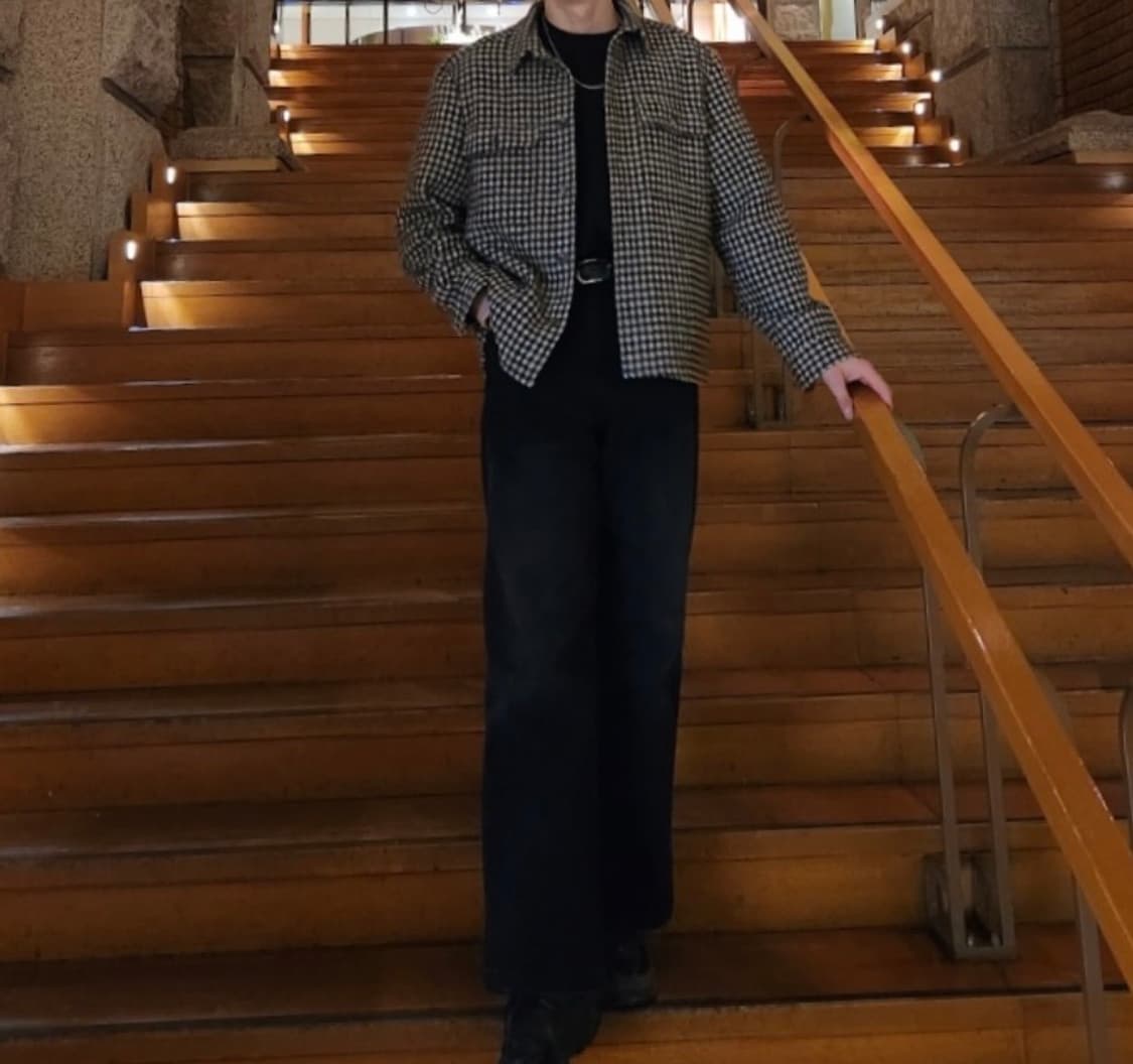 DE BONNE FACTURE 드본팩쳐 울 100% 체크 자켓 상품이미지4