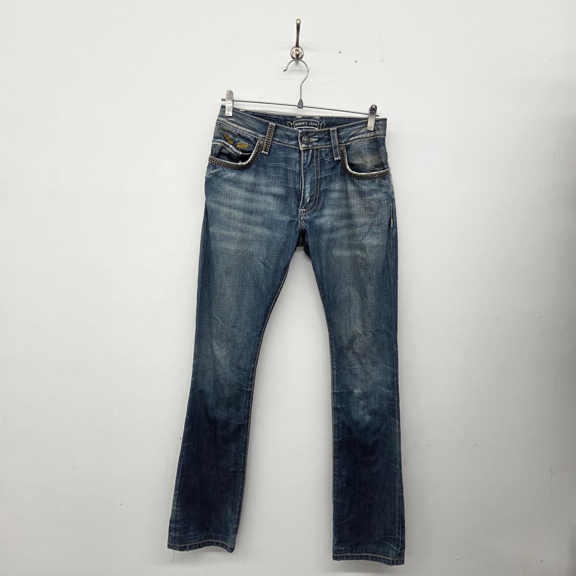 Robin's Jean 로빈슨 스키니진 빈티지 데님 팬츠 허리28in 상품이미지1