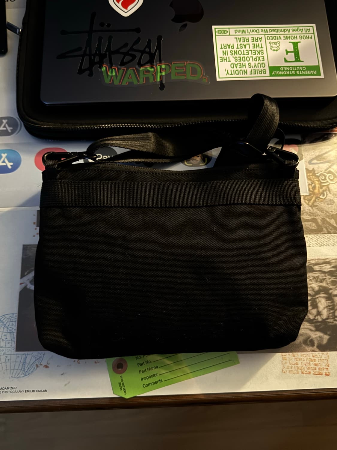 [OS] 칼하트 x 콤팩트 레코드 바 DJ tool bag 상품이미지2